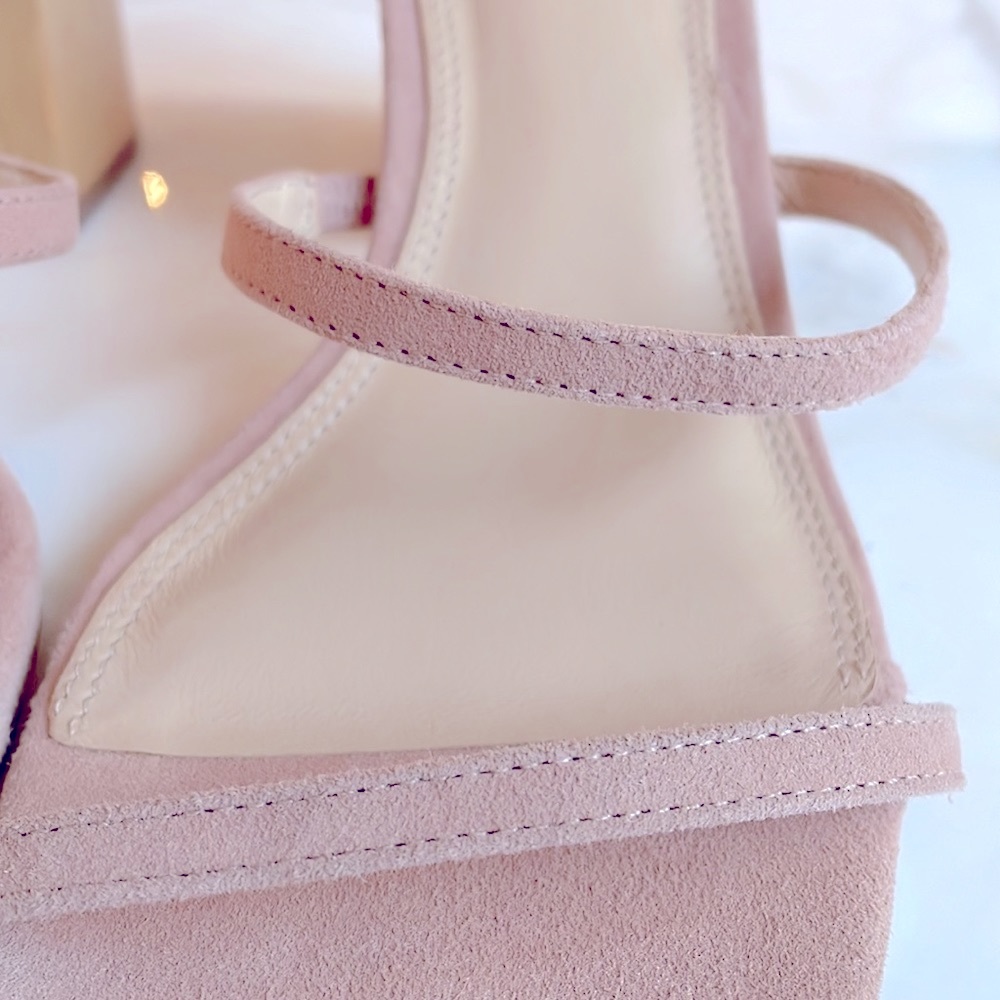 Black Suede Studio Verana Ankle Strap Sandal, Pink Suede, EU Size 38.5 - Picture 12 of 14